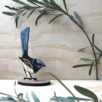 Bridget Farmer | Standing Bird Ornament | Superb Fairy Wren Bridget Farmer | Standing Bird Ornament | Superb Fairy Wren